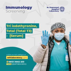 Tri iodothyronine, Total (Total T3) - [Serum]