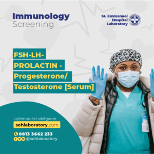 FSH-LH-PROLACTIN - Progesterone/Testosterone [Serum]