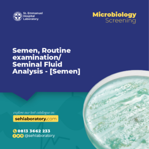 Semen, Routine examination/Seminal Fluid Analysis - [Semen]