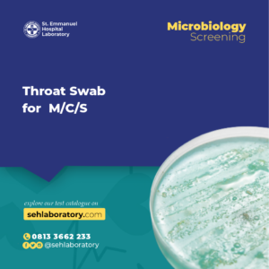Throat Swab for M/C/S